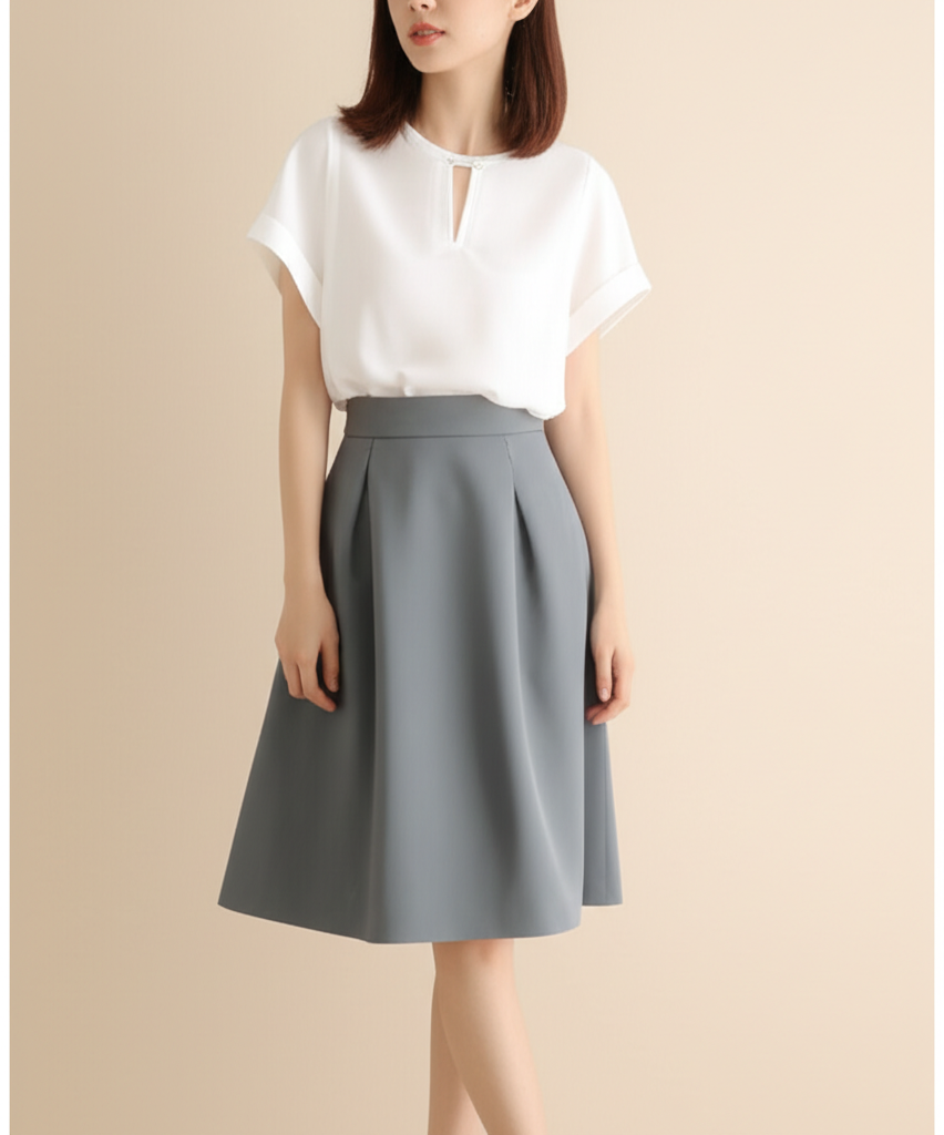 WEDNESDAY'S WORKWEAR REPORT: FITTED NON-IRON RUFFLE SHIRT